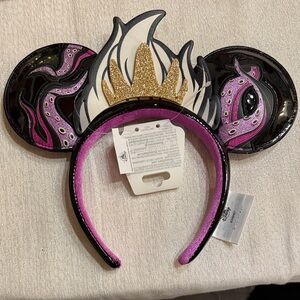 Disney Villains Headband with Black, Purple, and Gold